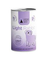 PAKA ZWIERZAKA PEPE Vet Light Rabbit 400 g drėgna maistas šunims, padedantis sumažinti svorį