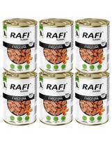 RAFI Classic Elniena ir morkos padaže – 6 vnt. po 1240 g drėgnas maistas visų veislių šunims