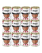 RAFI Classic Jautiena padaže, 12 vnt. po 1240 g, šlapias maistas visų veislių šunims