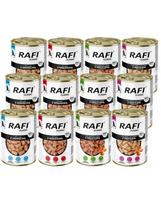 RAFI Classic Mix 12x1240 g šlapio maisto visų veislių šunims su įvairiais skoniais