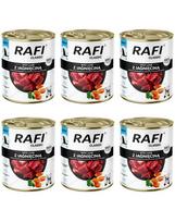 RAFI Classic su ėriena, 6 x 800 g šlapias šunų maistas