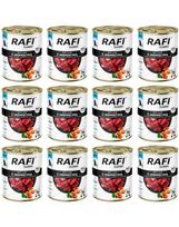 RAFI Classic su ėriena, 12 vnt. po 800 g, šlapias šunų maistas