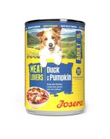 JOSERA Meat Lovers Menu Duck and Pumpkin 400 g Antis ir moliūgas, šlapias šunų maistas
