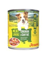 JOSERA Meat Lovers Menu Chicken and Carrot 800 g vištiena ir morkos, šlapias šunų maistas