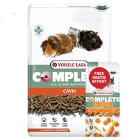 VERSELE-LAGA Cavia Complete – jūrų kiaulytės 1,75 kg + Complete Crock Carrot 50 g nemokamai – ekstruzuotas pašaras naminiams jūrų kiaulytėms