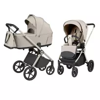 Susilankstantis su lopšiu 2in1 Carrello Ultra F CRL-6557, Polar beige
