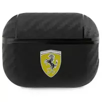 FERRARI FESAP2CABK AirPods Pro 2 cover black On Track PU Carbon