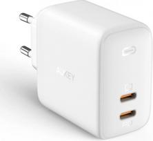 Aukey PA-B4 White Omnia GaN Wall Charger 2xUSB
