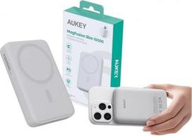Aukey PB-MS04 White Qi2 Power Bank 10000mAh 20W| MagSafe PD