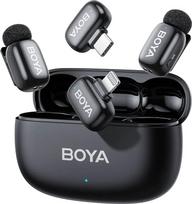 Boya wireless microphone mini 2-01 Lightning/USB-C, matte black