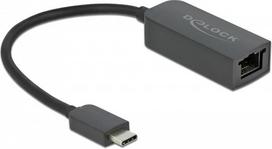 Delock Adapter USB Type-C male to 2.5 Gigabit LAN compact