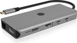 Icybox ICY BOX IB-DK4061-CPD 12in1, 2xHDMI, PD 100W