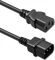 Qoltec Power cable IEC C13 C14 3x0.75mm2 Pure copper 2