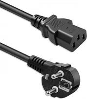 Qoltec Power cable SCHUKO CEE angled plug IEC C13 2m
