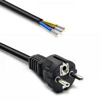 Qoltec SCHUKO CEE power cable Cu stripped and soldere
