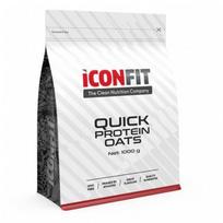 Iconfit Greito paruošimo baltymų dribsniai Quick Protein Oats 1kg, Chocolate