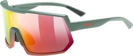 Uvex sportstyle 235 Multi-sport glasses Unisex Semi rimless Green, Red