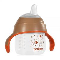 BABOO gertuvė su silikoniniu snapeliu AU NATURALE, nuo 6 mėn., 150 ml