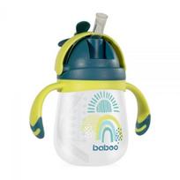 BABOO gertuvė su silikoniniu šiaudeliu LAGOON FIESTA, nuo 9 mėn., 240 ml