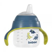 BABOO gertuvė su silikoniniu snapeliu BLUE HAZE, nuo 6 mėn., 150 ml