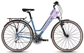 Dviratis „Tabou Kinetic 1 W“ (tamsiai mėlynos ir rožinės spalvos) / 17 colių