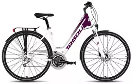 Dviratis Tabou Kinetic 3 W white-burgundy-M / 19"