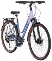 Dviratis „Tabou Kinetic 4 W“ tamsiai mėlynos ir levandų spalvų / 17 colių