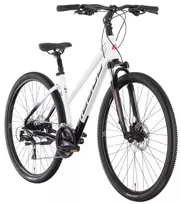 Dviratis „Tabou Flow 2 W 19“ juodos ir baltos spalvų, M dydžio / 19 colių