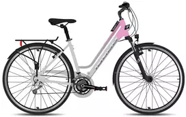 Dviratis „Tabou Kinetic 2 JR W“ pilkos-rožinės spalvos, XS dydžio / 15 colių