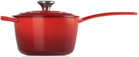 Emaliuotas ketaus puodas Le Creuset, 16 cm, 1.5 l, raudona sp.
