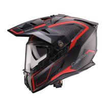 Krosinis šalamas Caberg Duosport Dual Tanami anglies pluoštas/raudona