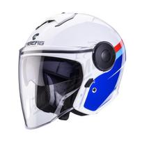 Atviras šalmas Caberg Soho Zephyr balta/mėlyna/raudona