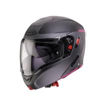 Atverčiamas šalmas Caberg Horus X Ray juodas/pilkas/rožinis
