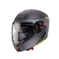 Atverčiamas šalmas Caberg  Horus X Ray matinis juodas/pilkas/žalias