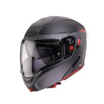 Atverčiamas šalmas Caberg Horus X Ray matinis juodas/pilkas