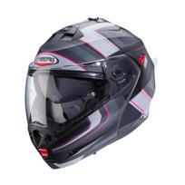 Atverčiamas šalmas Caberg Drift Evo Duke X matinė juoda/pilka/sidabrinė