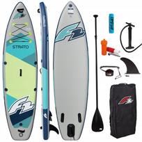 Pripučiama SUP lenta F2 Strato 11'5" Green + irklų plūduras