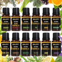 Eterinių aliejų rinkinys Premium 12x10ml aromaterapijai, drėkintuvams, saunoms ir vonioms