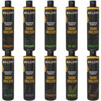 10 vienetų Bilovit saunos emulsijų rinkinys, natūralūs aromatai, 250 ml