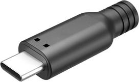 Kištukas USB C tipo kabelinis, lituojamas