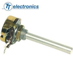 Potenciometras vielinis 4W 22K tiesinis RoHS