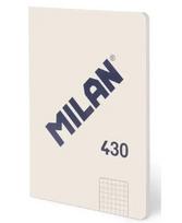 Sąsiuvinis langeliais MILAN 430, A5, 48 lapai, smėlio