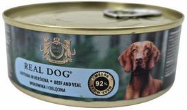 Šlapias šunų maistas Real Dog Super Premium Adult, jautiena/veršiena, 0.24 kg