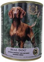 Šlapias šunų maistas Real Dog Super Premium Adult, jautiena/triušiena, 0.8 kg