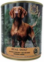 Šlapias šunų maistas Real Dog Super Premium Adult, jautiena/arkliena, 0.8 kg
