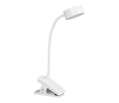 Ledvance -LED jutiklinė stalinė lempa su dimeriu ir spaustuku CYLINDER LED/4,8W/5V 3000-6500K balta