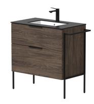 Vonios spintelė Kame Big 80cm 2 stalčiai, be praustuvo, Rudas ąžuolas BU/8-3DR/20-BIG
