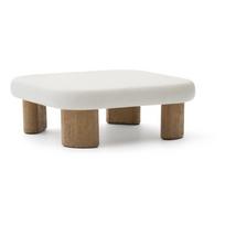 Sodo kavos staliukas su betoniniu stalviršiu 80x80 cm Labra – Kave Home