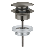 Praustuvo ventilis Clik klak, brushed hard graphite 65807AL0