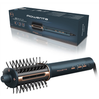 Rowenta Hair straightening brush/hair dryer | UB9720E0 | Ion conditioning | Number of heating levels 3 | 1100 W | Blue/Copper|UB9720E0